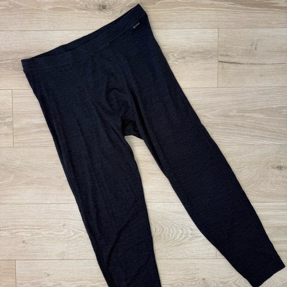 Kilpi Grey Merino Wool Legging Base Layer